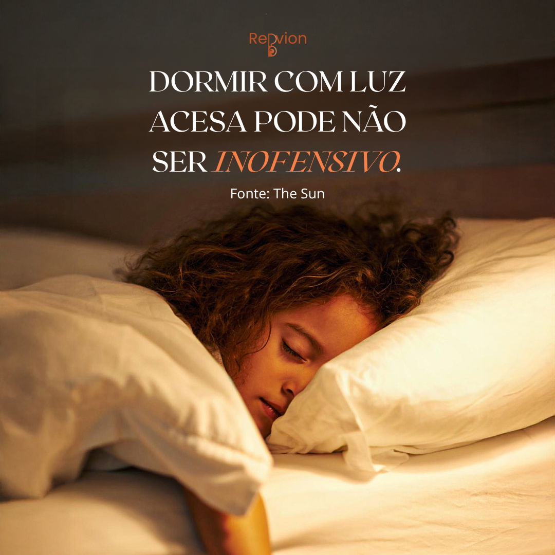 Dormir com luz acesa pode não ser inofensivo.