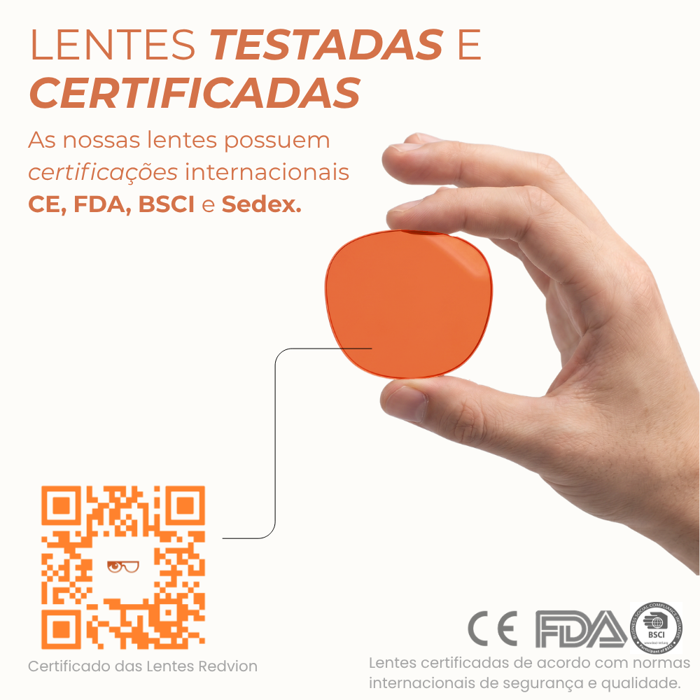 Redvion One™ – Óculos Proteção Luz Azul